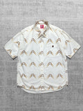 A Bathing Ape All Over Print Soldier Short Sleeve Shirt