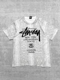 Stussy World Tour Snake Skin T-shirt
