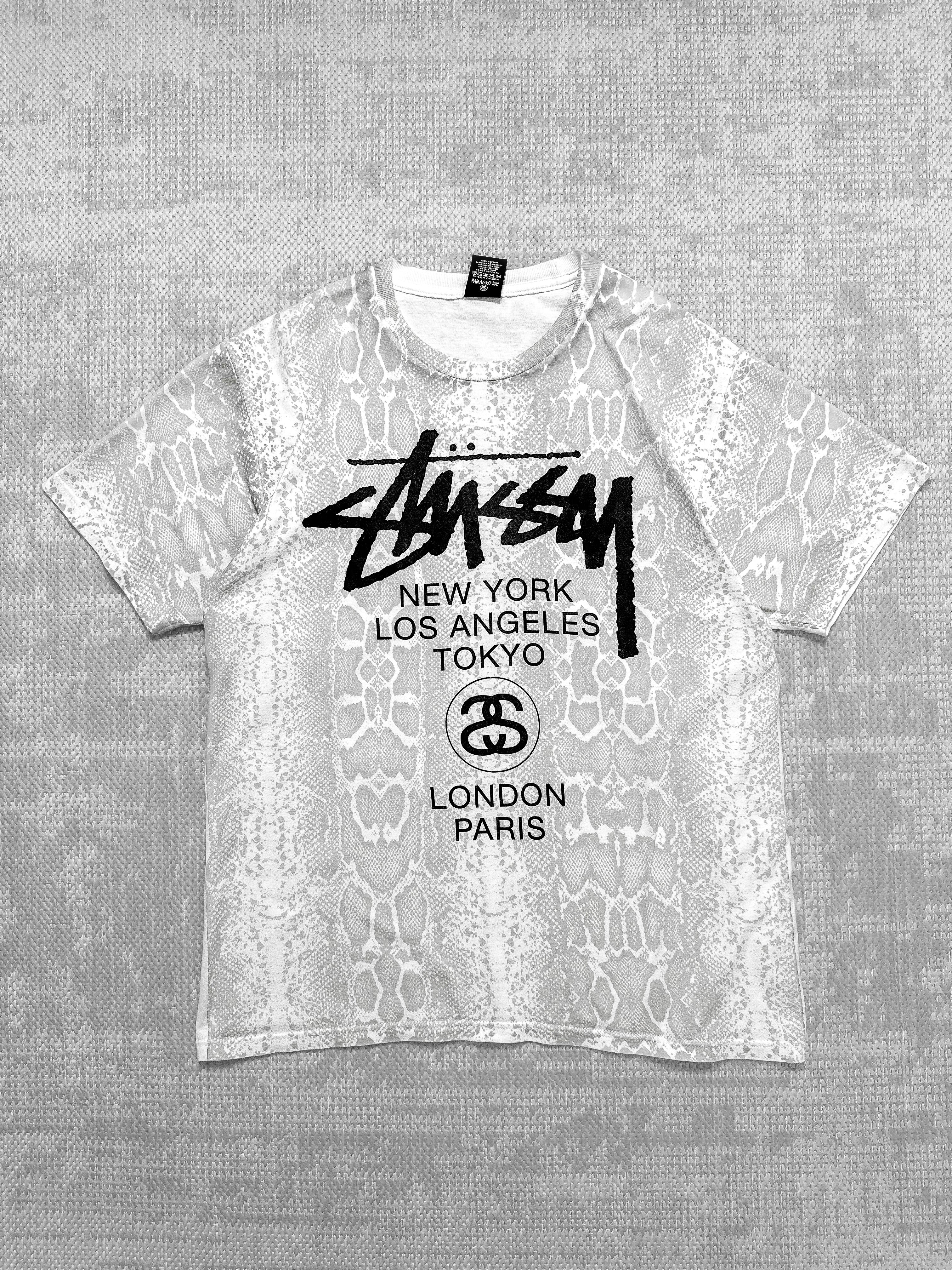 Stussy World Tour Snake Skin T-shirt (M)
