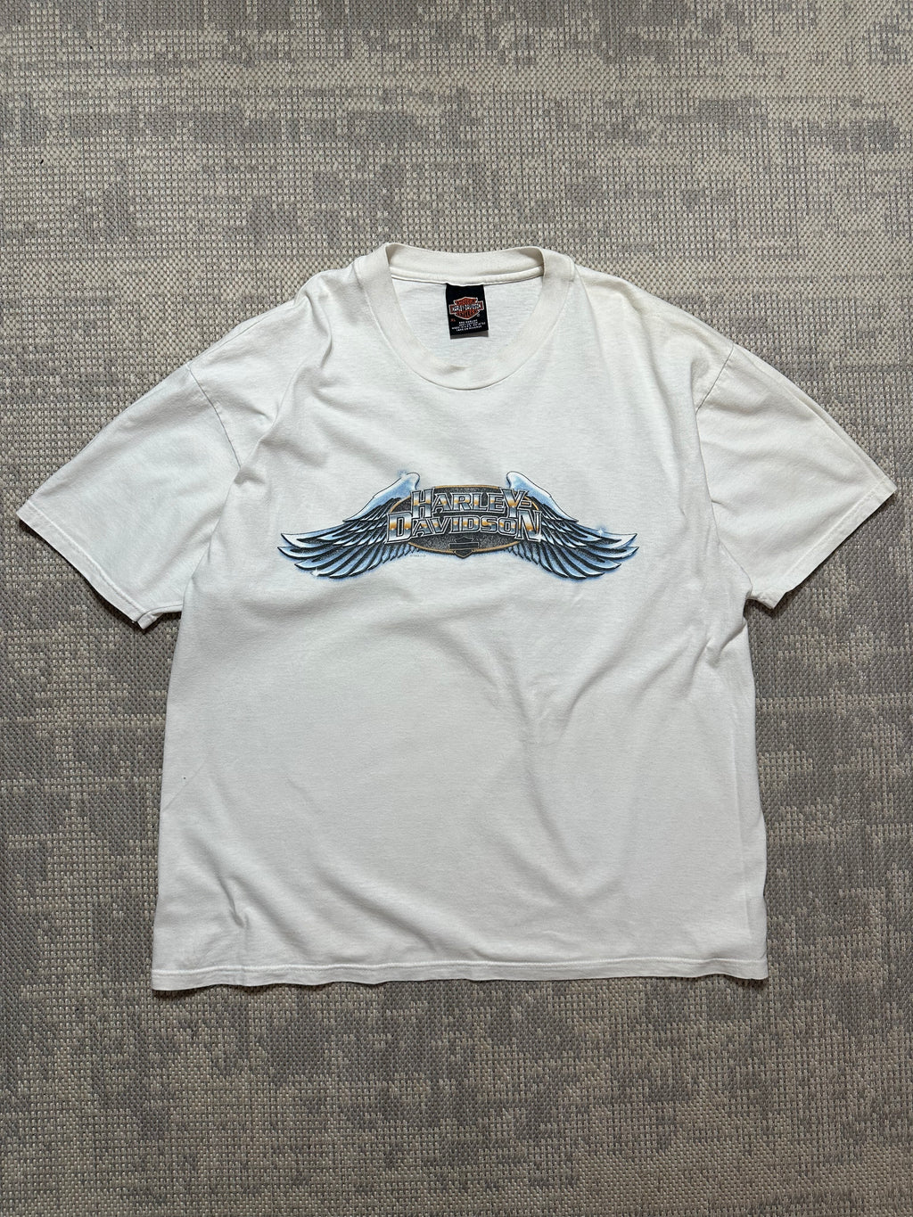 1990s Harley Davidson Angel Wings T-shirt (XL)