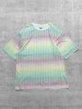 2000s Stussy Rasta Monogram Gradient T-Shirt
