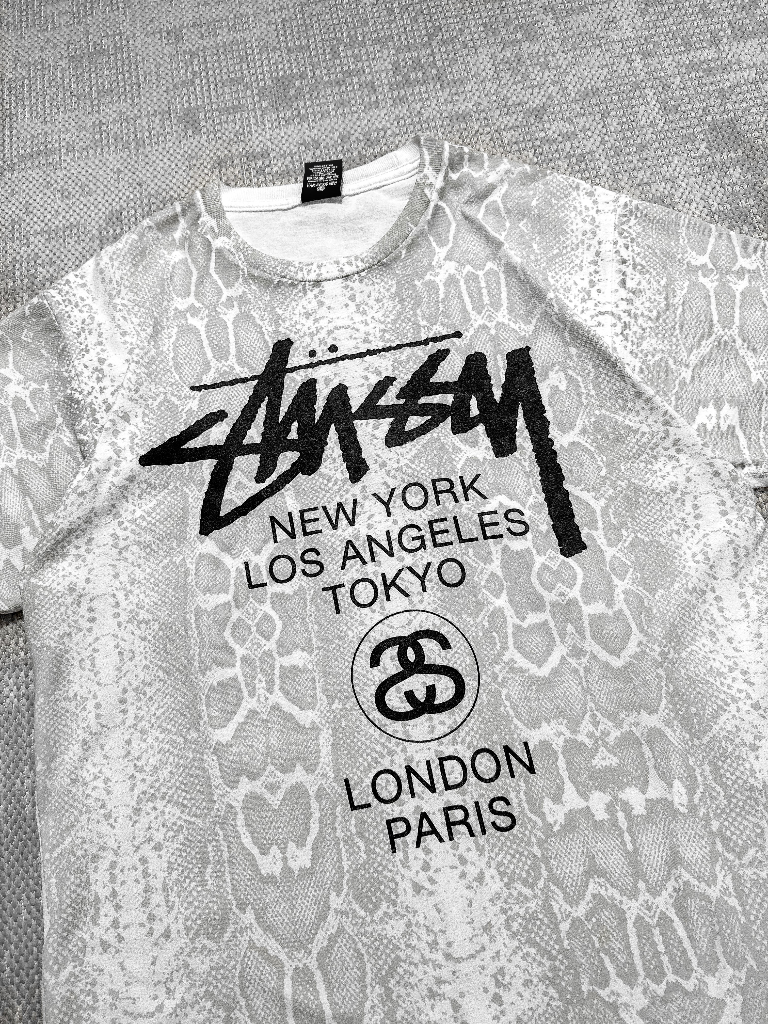 Stussy World Tour Snake Skin T-shirt (M)