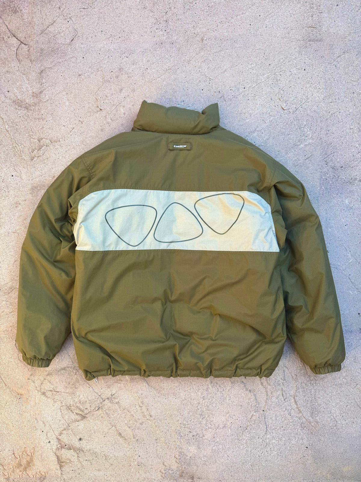 Nike ACG Reversible Down Puffer Jacket – Light Sage Green / Olive Green (XL)