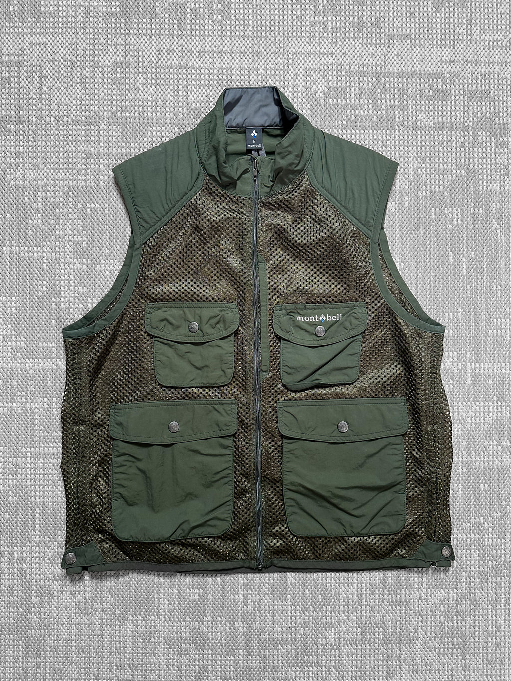 Montbell Multi-Pocket Cargo Mesh Fishing Vest (M)
