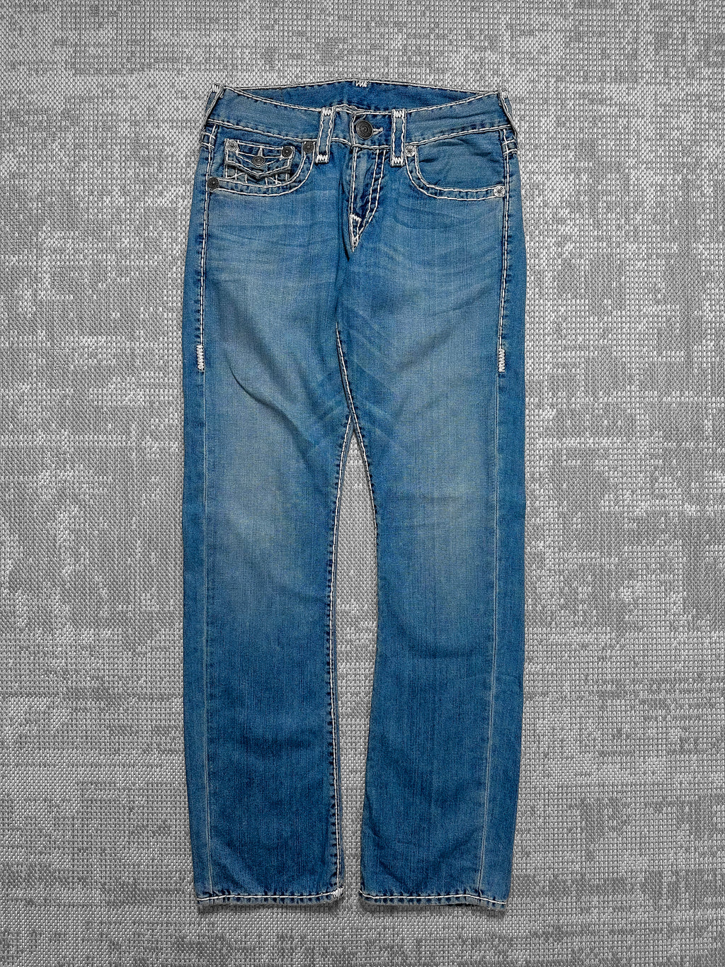 True Religion Contrast Stitch Shoe-horse Ricky Jeans (30x31)