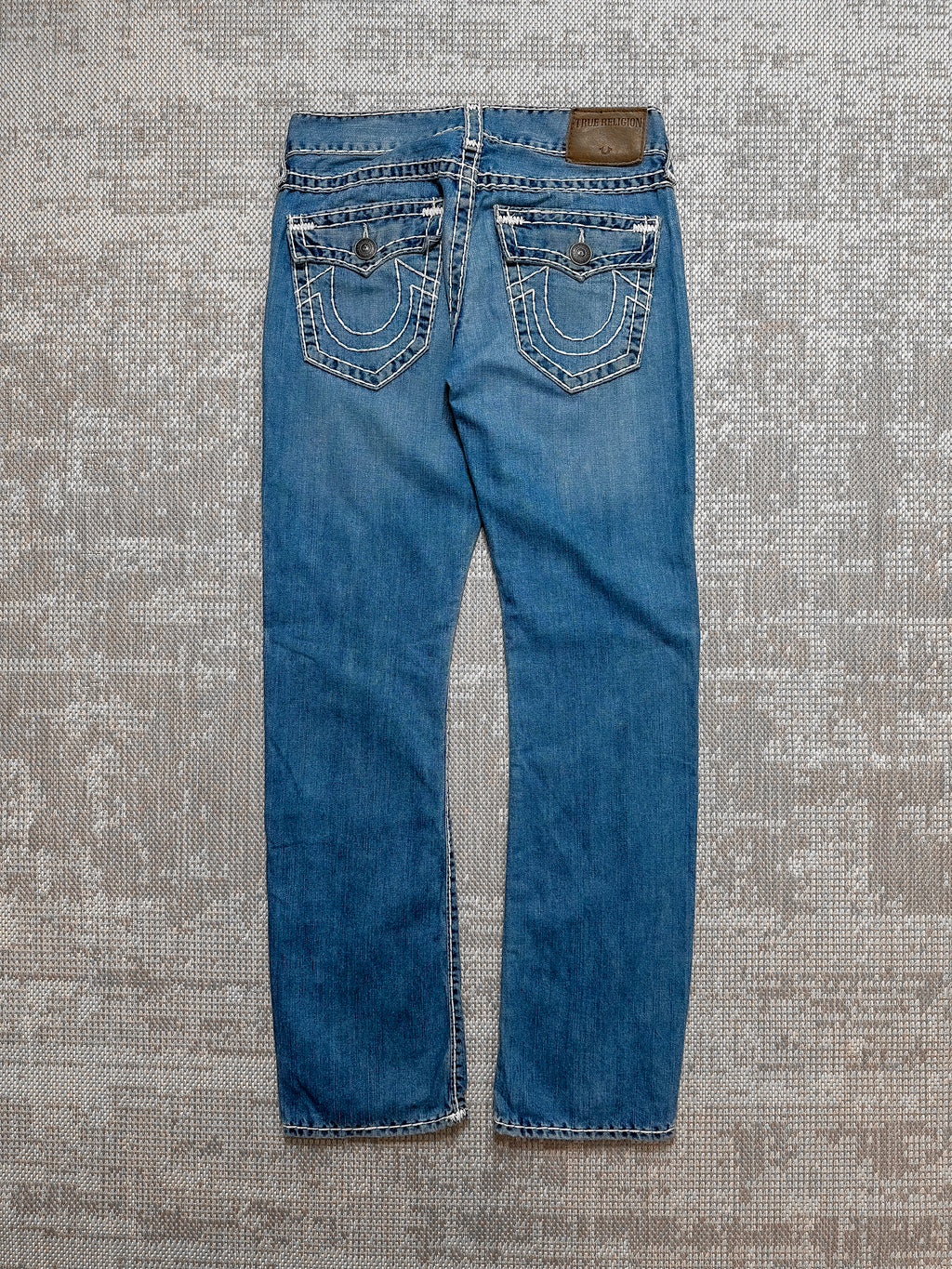 True Religion Contrast Stitch Shoe-horse Ricky Jeans (30x31)