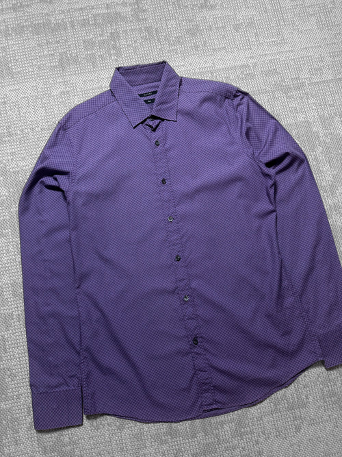 1990s Gucci Micro GG Monogram Long-Sleeve Shirt