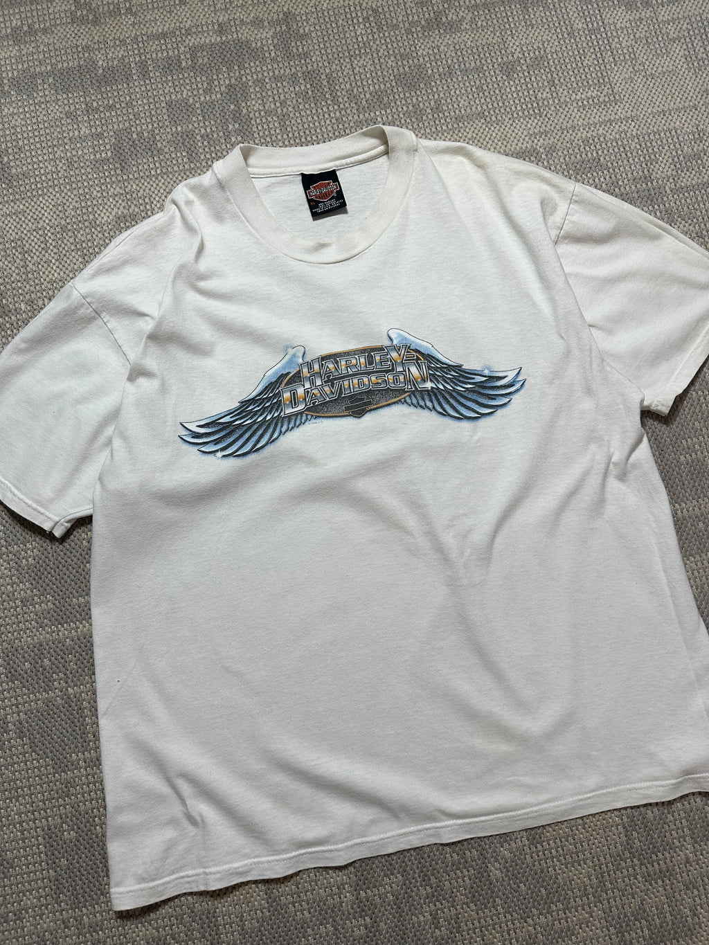 1990s Harley Davidson Angel Wings T-shirt (XL)