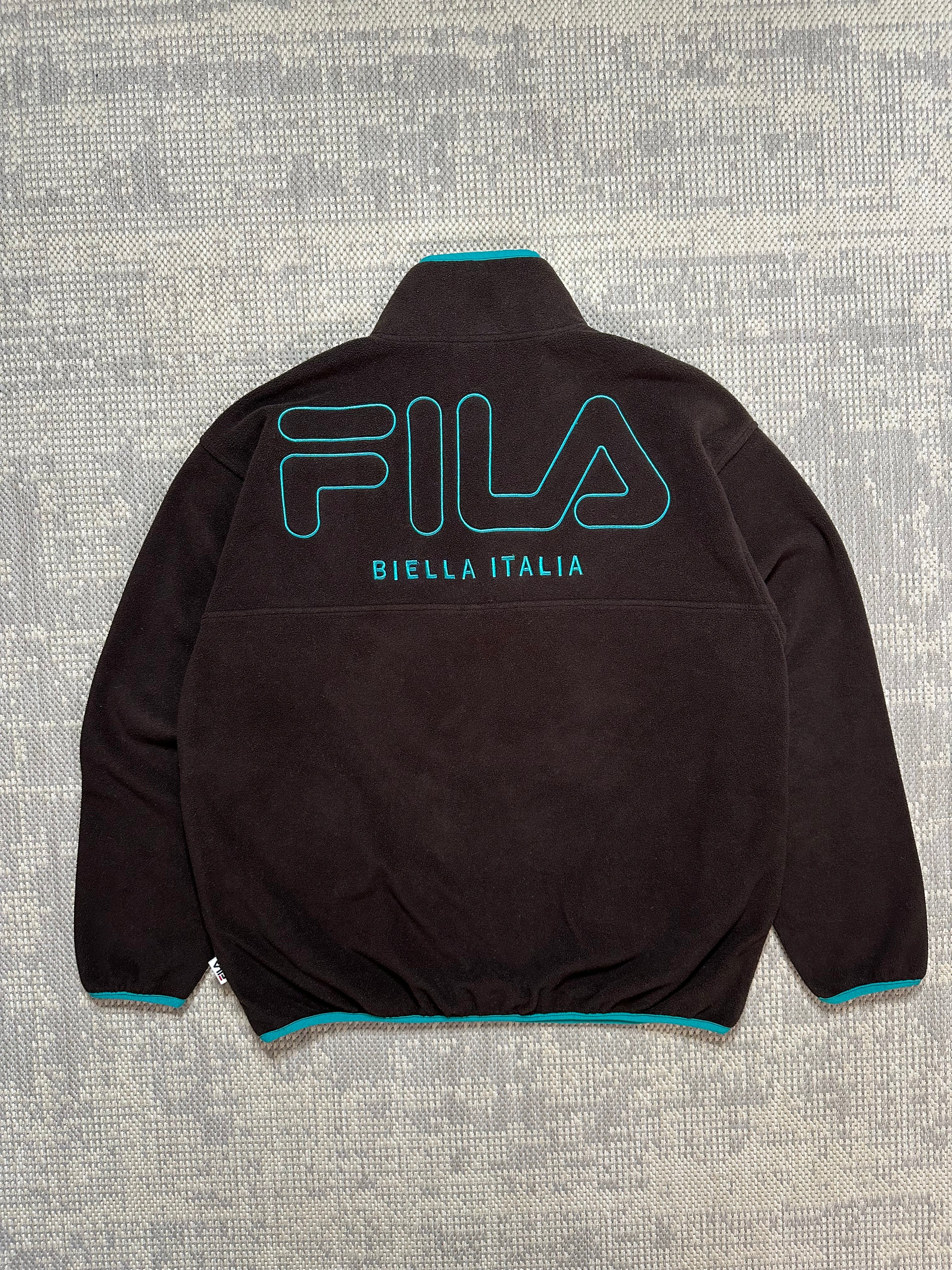 2000s Fila Fleece Pullover Back Spellout