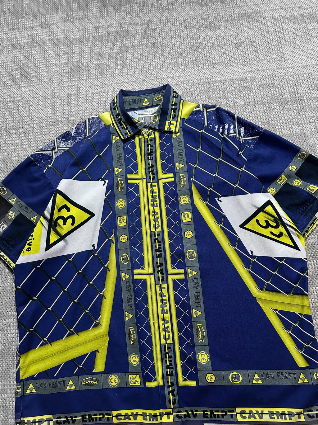 2010s Cav Empt Heavyweight Chainlink Graphic Short-Sleeve Shirt (M)