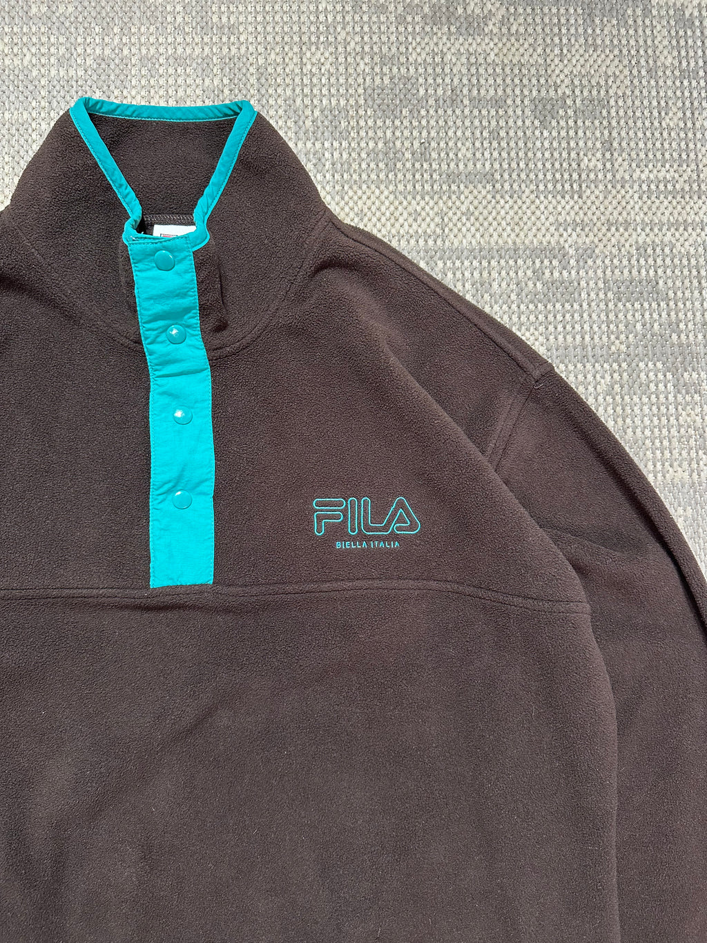 2000s Fila Fleece Pullover Back Spellout