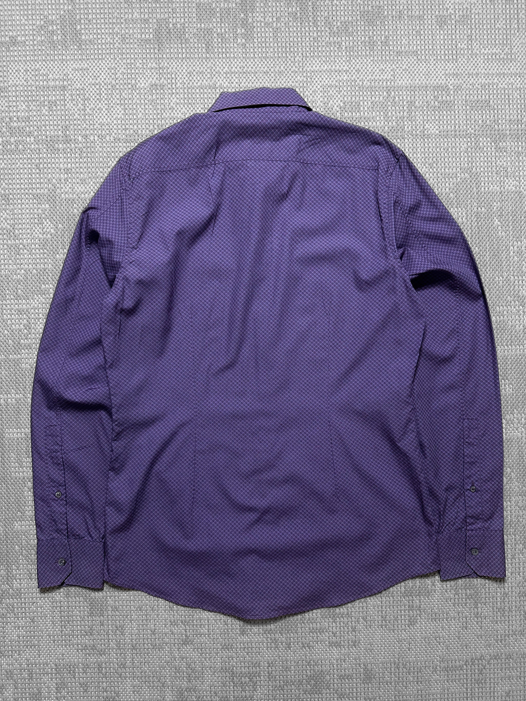 1990s Gucci Micro GG Monogram Long-Sleeve Shirt (M)