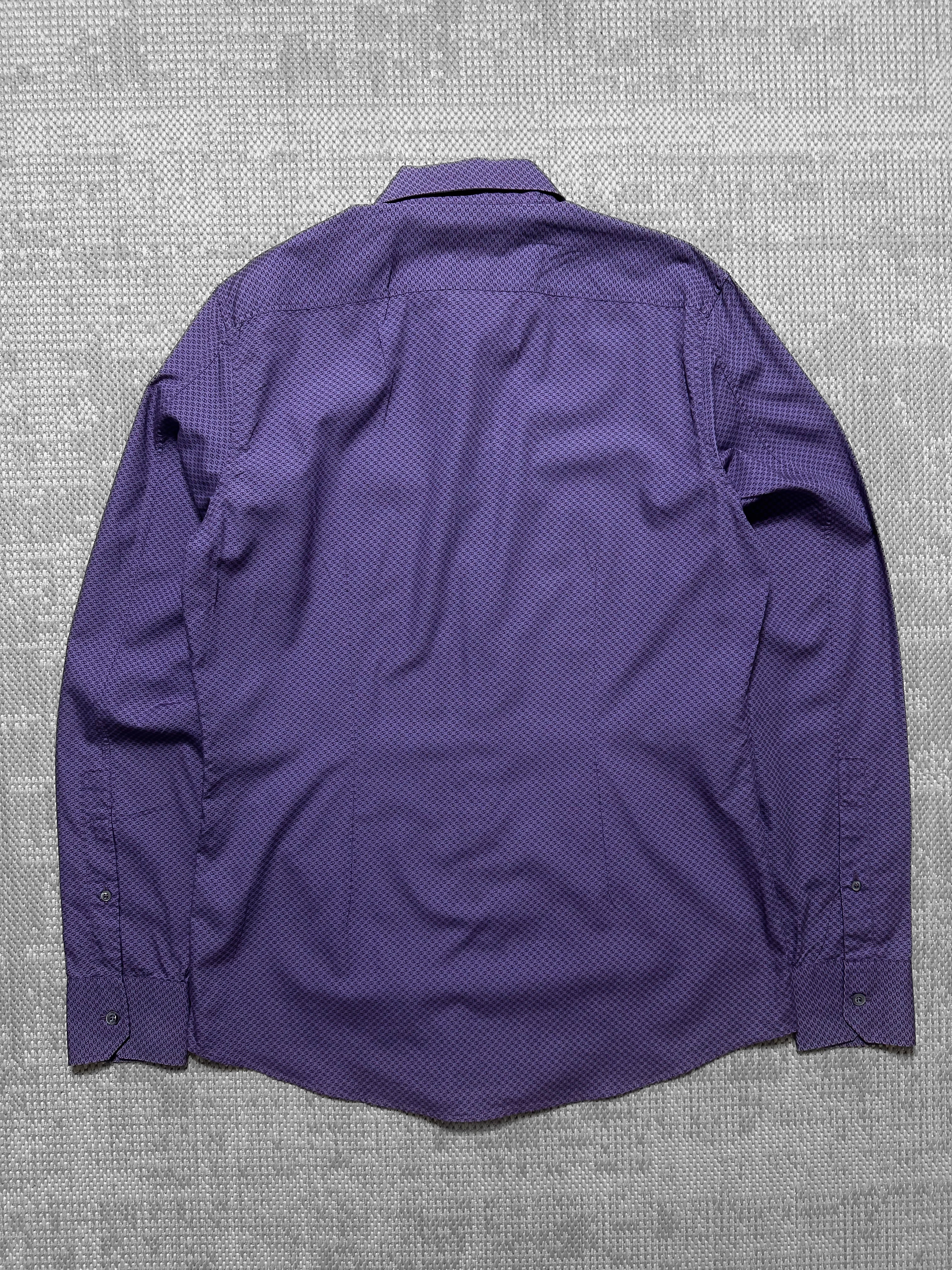 1990s Gucci Micro GG Monogram Long-Sleeve Shirt (M)