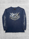 2000s Harley Davidson Chrome Logo Long-sleeve T-shirt