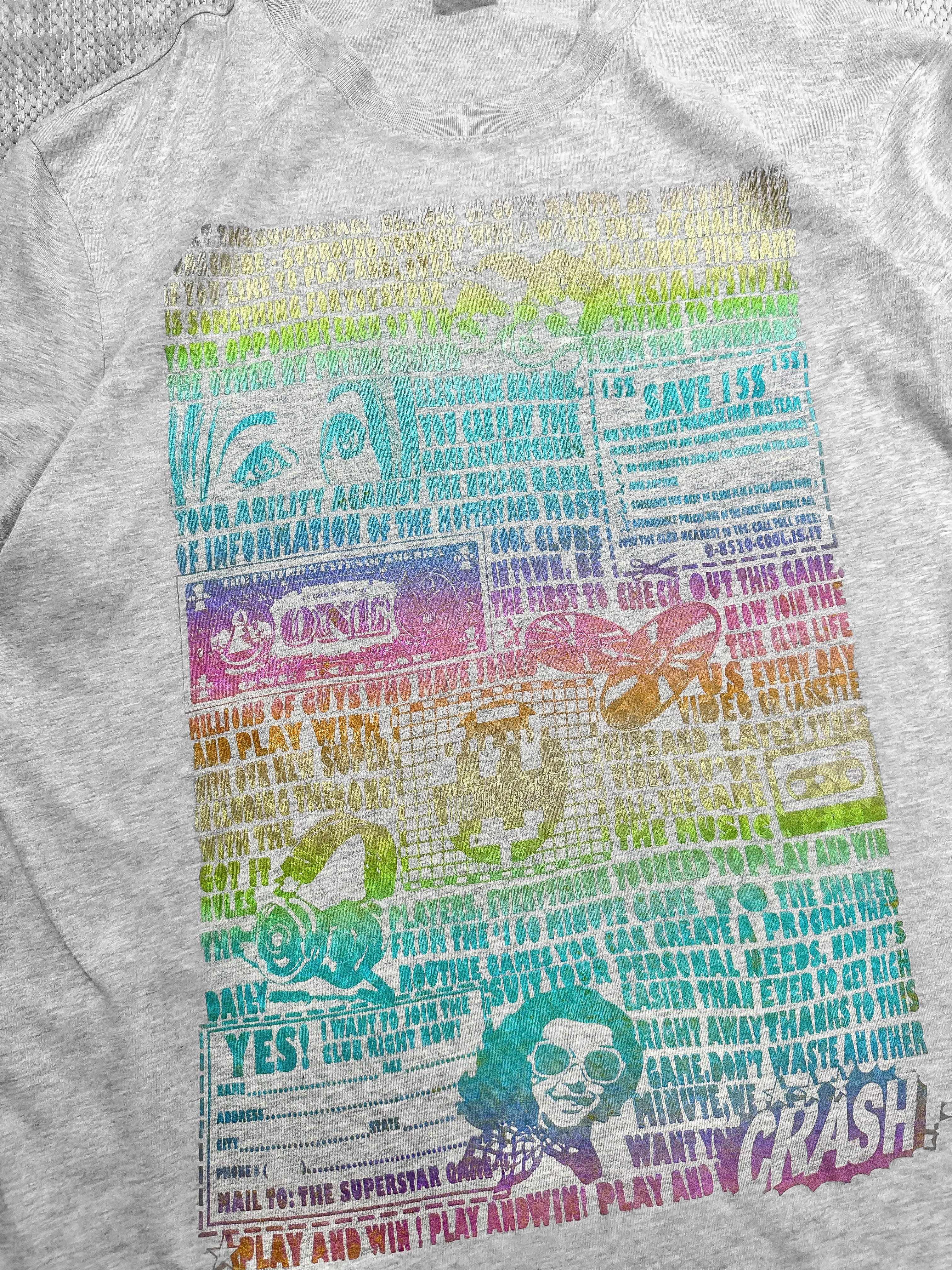 2010s Dolce & Gabbana Rainbow Comic Graphic T-shirt (XXL)