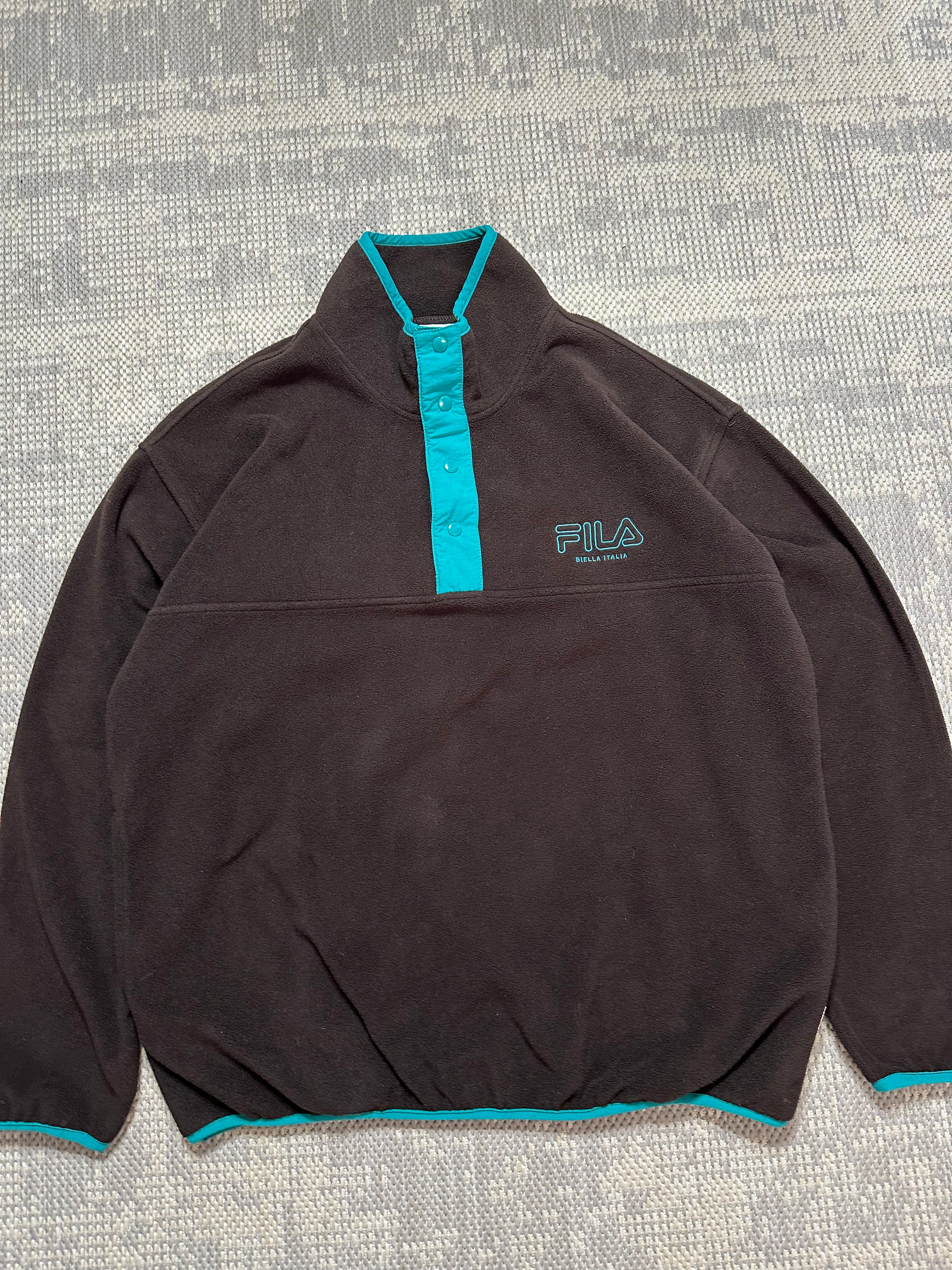 2000s Fila Fleece Pullover Back Spellout
