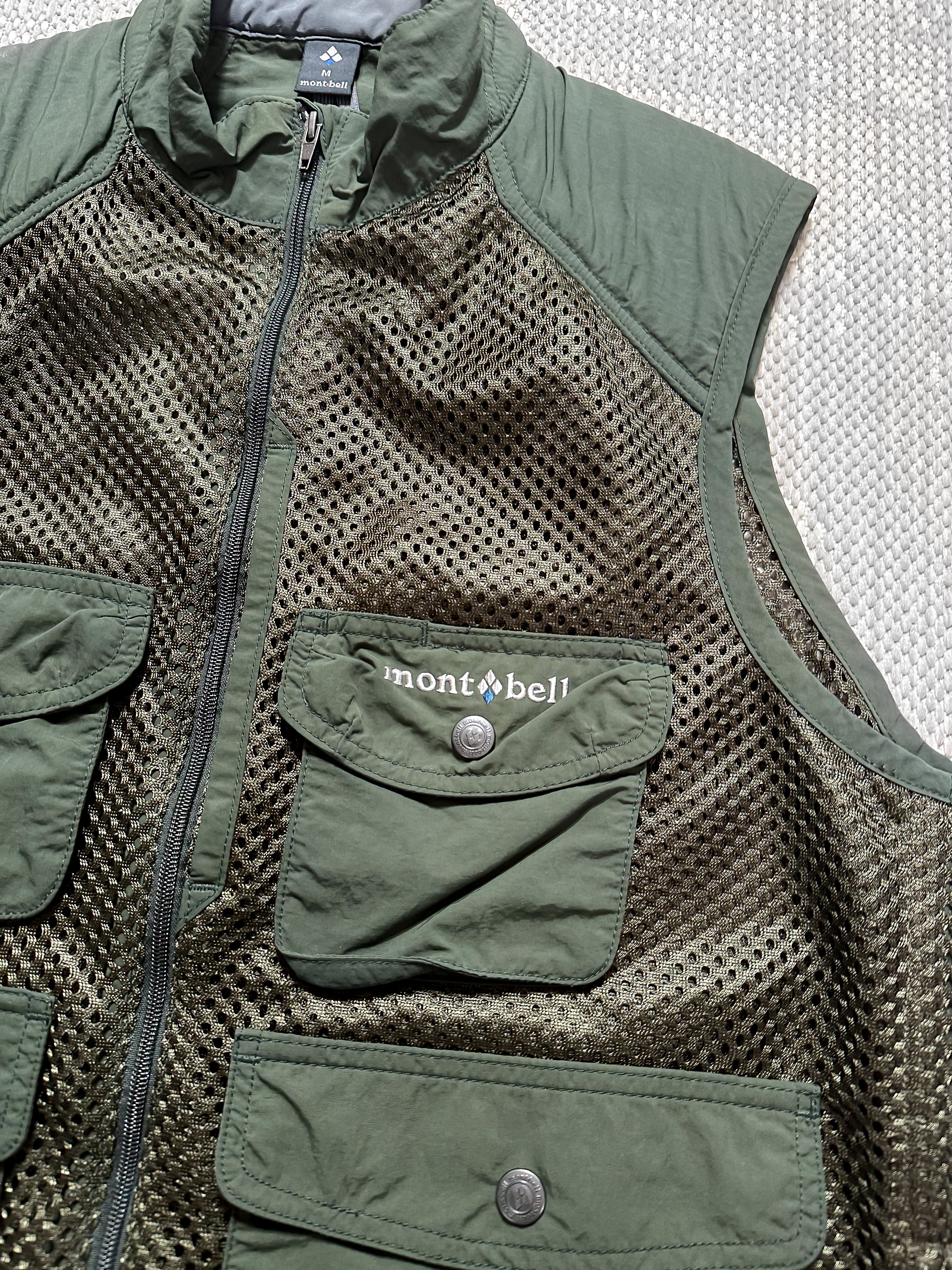 Montbell Multi-Pocket Cargo Mesh Fishing Vest (M)