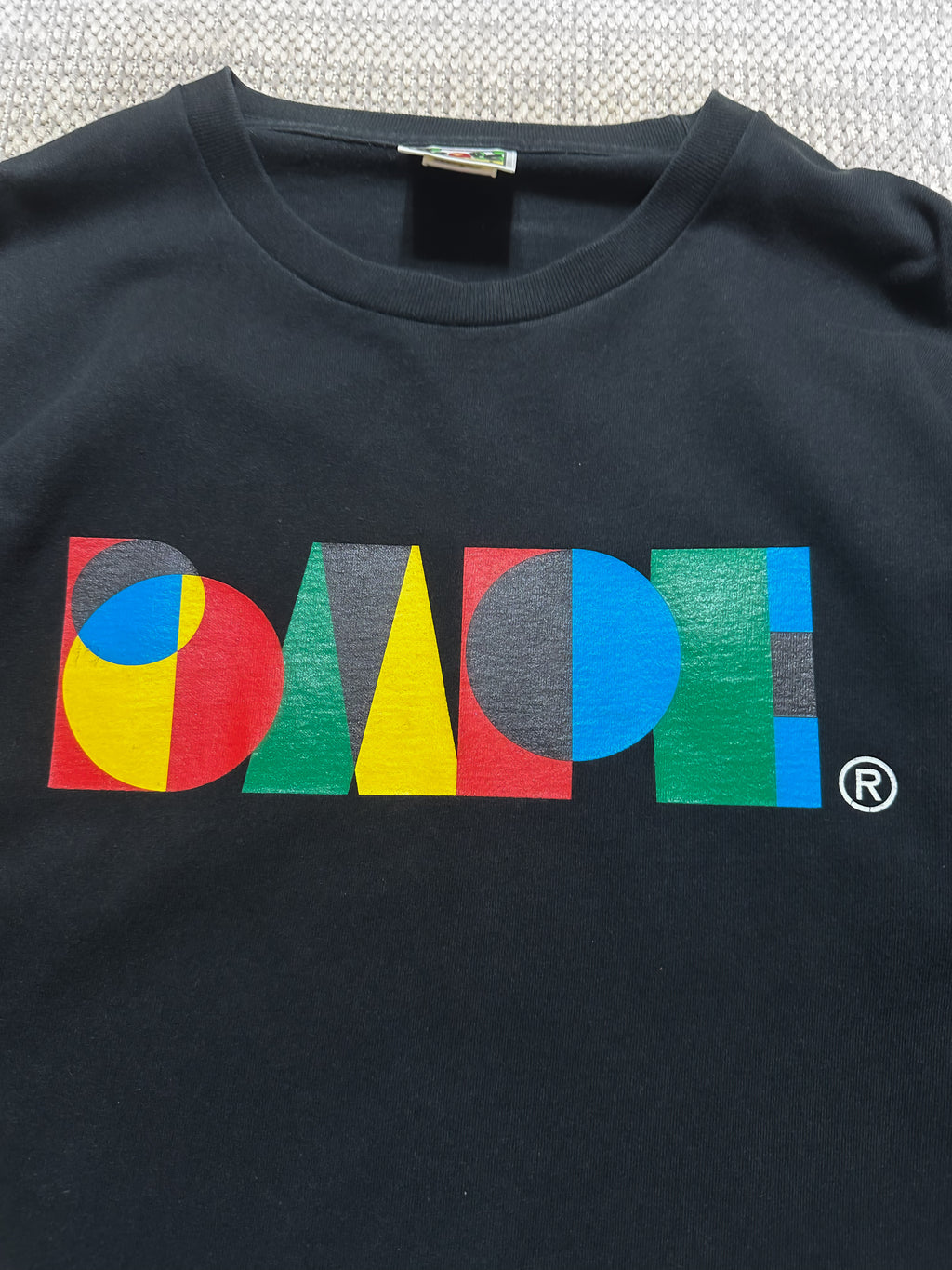 2000s A Bathing Ape Multicolour Geometric Logo Long-Sleeve T-Shirt (L)