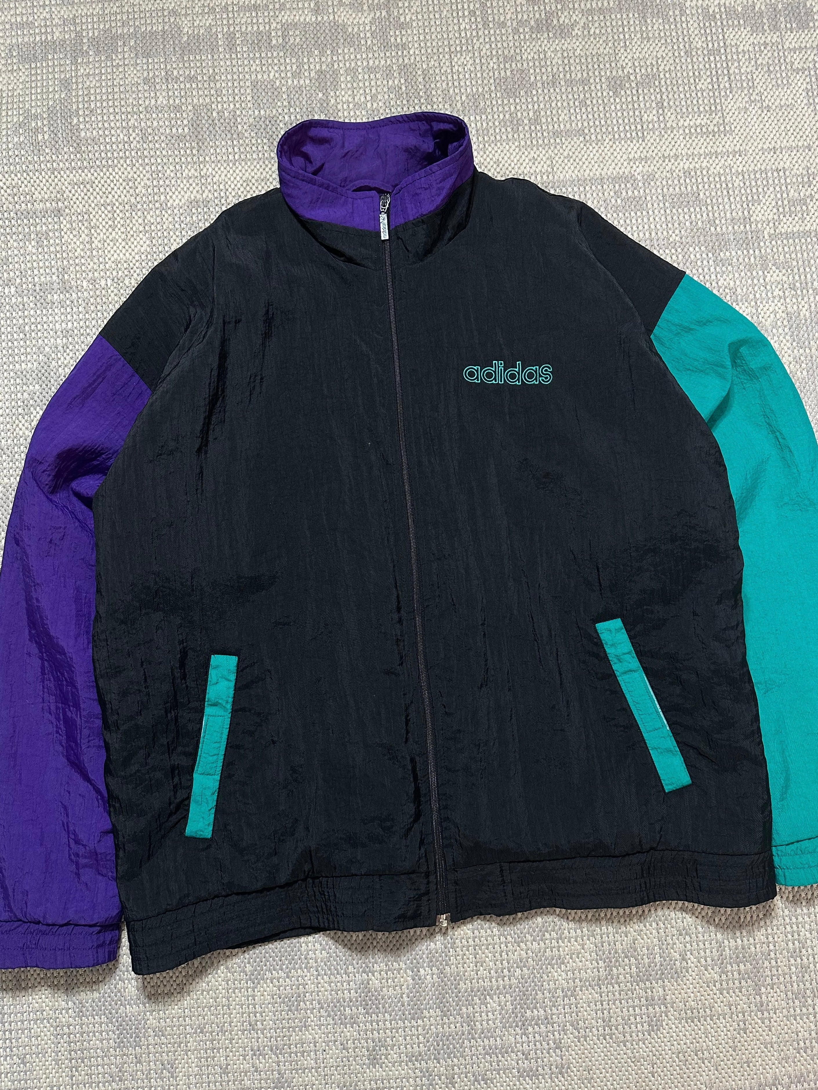 1990s Adidas Embroidered Adidas Trefoil Logo Jacket (L)